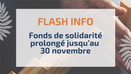 Fonds de solidarité prolongé jusqu’au 30 novembre