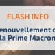 Renouvellement de "la Prime Macron"