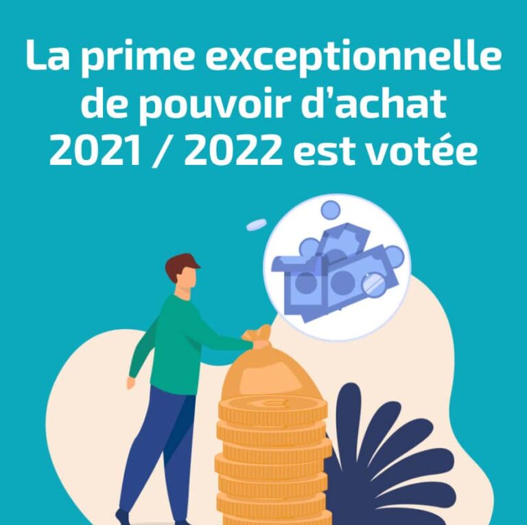 La prime exceptionnelle de pouvoir d'achat 2021/2022 est votée